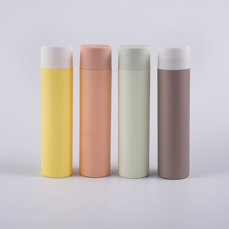Forme ronde à touche molle multiple 250 ml Bouteille de nettoyage avec capuchon de disque