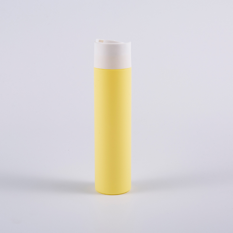Forme ronde à touche molle multiple 250 ml Bouteille de nettoyage avec capuchon de disque