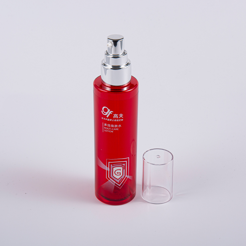 Flacon de toner nettoyant rond de 120 ml conçu pour un récipient portable