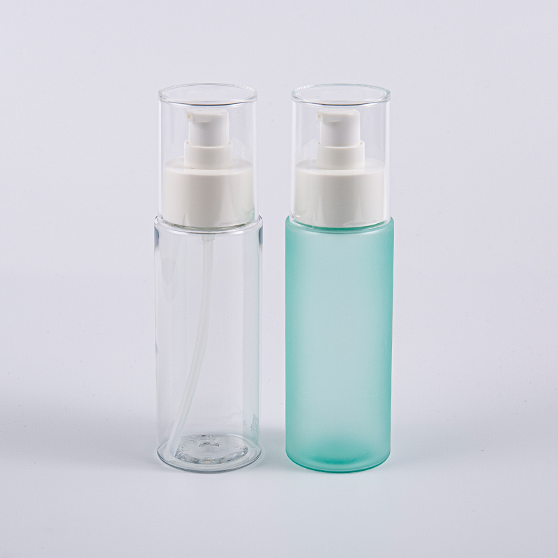 Bouteilles rondes de toner pour le visage en PET de Crème100 ml