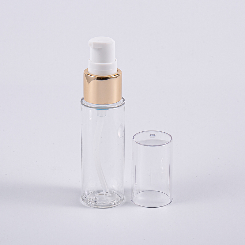 Utilisation de voyage de 20 ml 30 ml 40 ml Bouteille de lotion PETG mince avec pompe