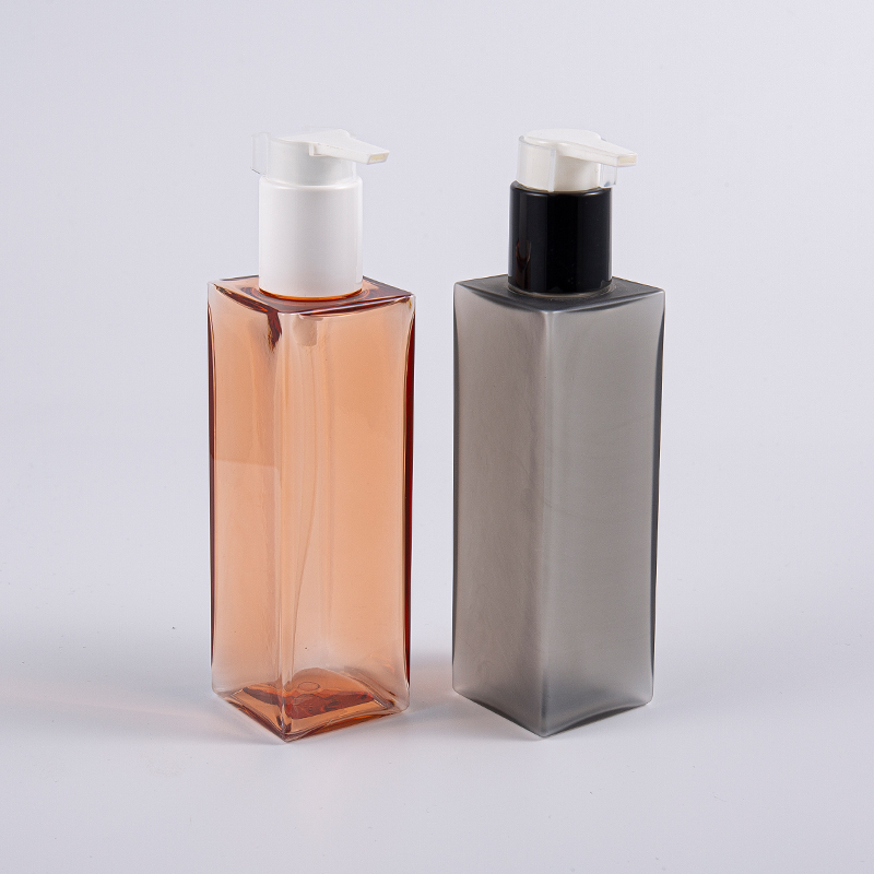 Soins personnels 150ml Flacon pompe de forme carré de lotion PETG