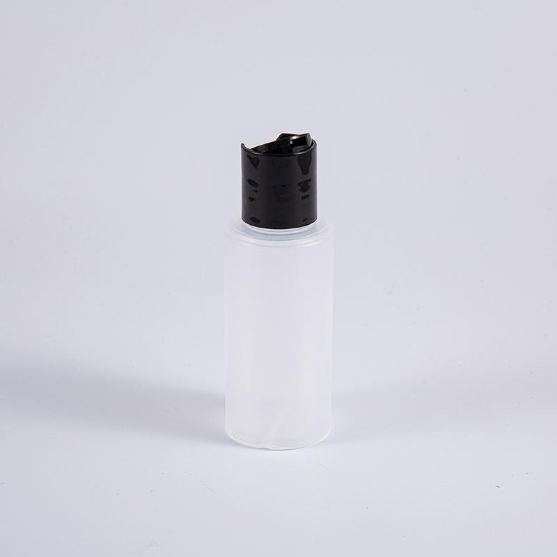 Crème 75ml polyéthylène flacon rond avec bouchon rabattable