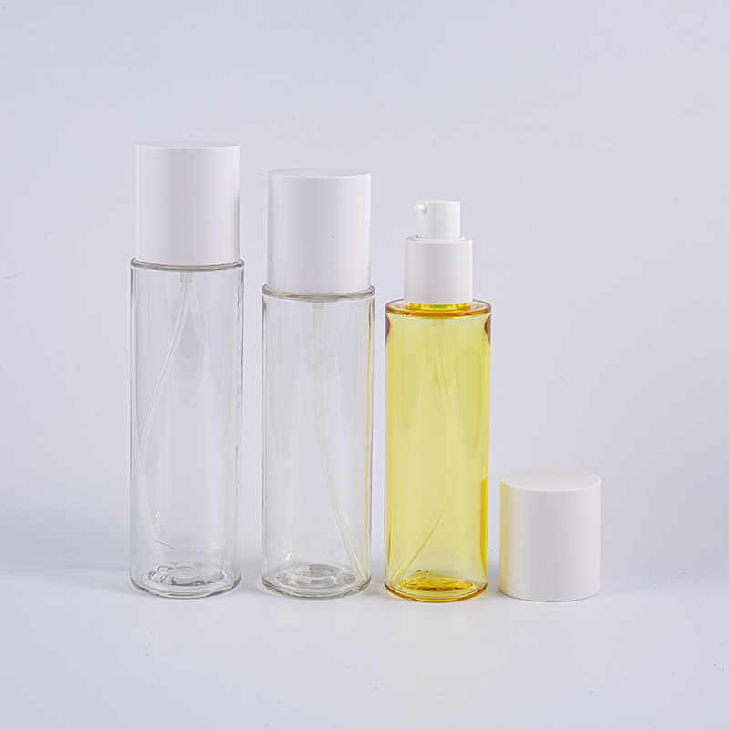 Soins personnels 130ml 170ml 200ml Flacon pompe rond de lotion PETG