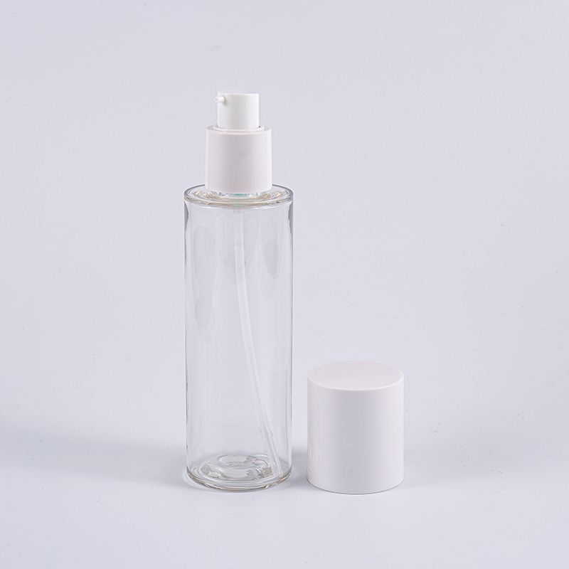 Soins personnels 130ml 170ml 200ml Flacon pompe rond de lotion PETG