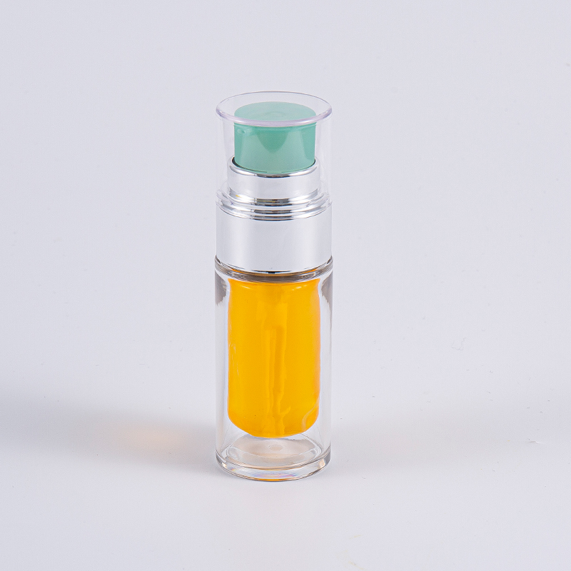 Bouteille PETG transparent avec sac intérieur composite multicouche 30 ml 50 ml de bouteille d'aspirateur avec pompe