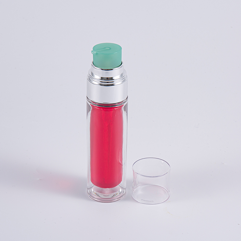 Bouteille PETG transparent avec sac intérieur composite multicouche 30 ml 50 ml de bouteille d'aspirateur avec pompe