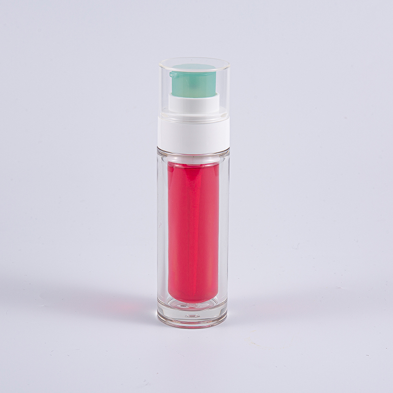 Bouteille PETG transparent avec sac intérieur composite multicouche 30 ml 50 ml de bouteille d'aspirateur avec pompe